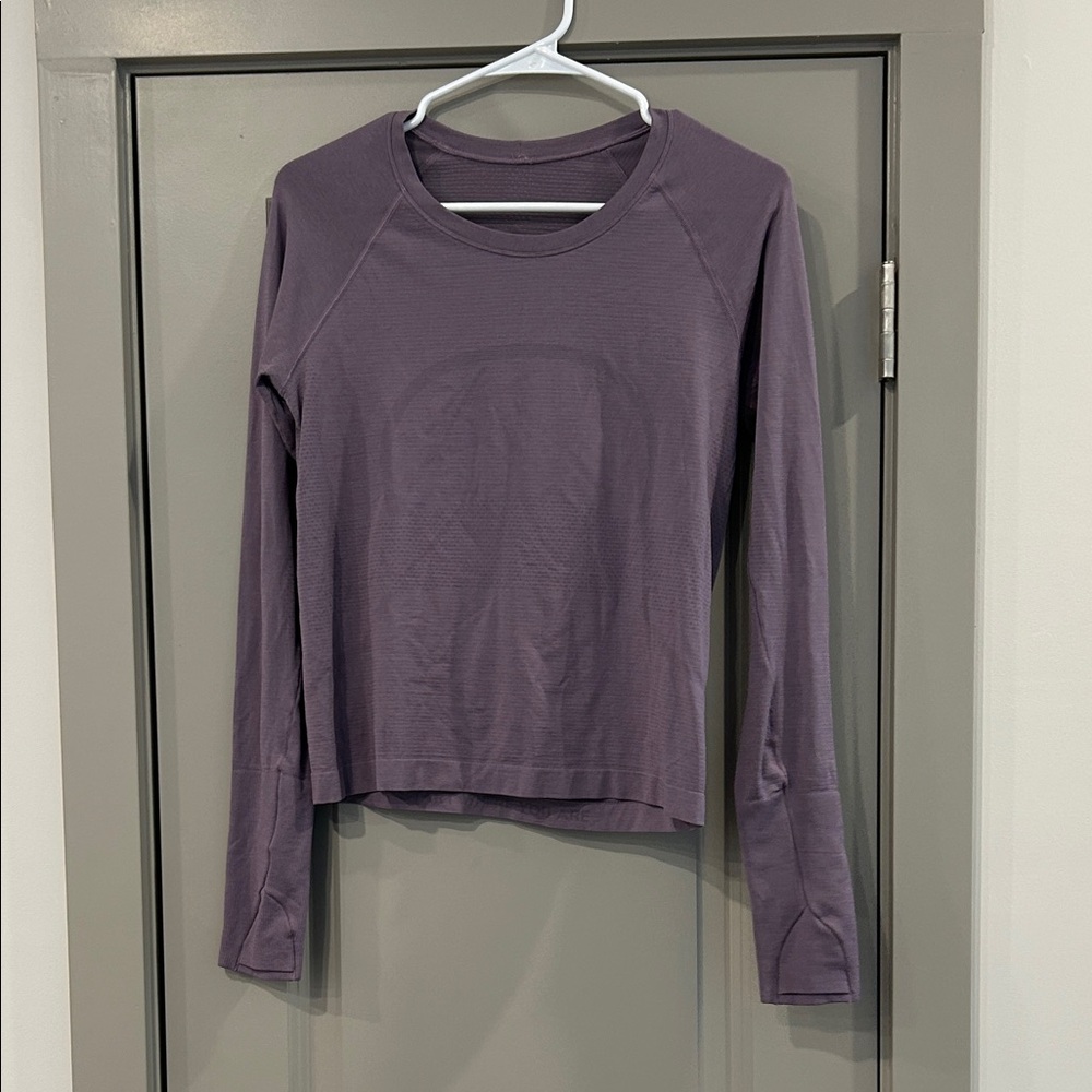 lululemon athletica swiftly tech Purple Long Sleeve Top